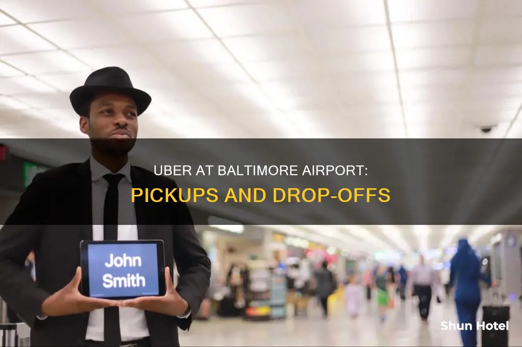 will uber pickup at baltimore airport