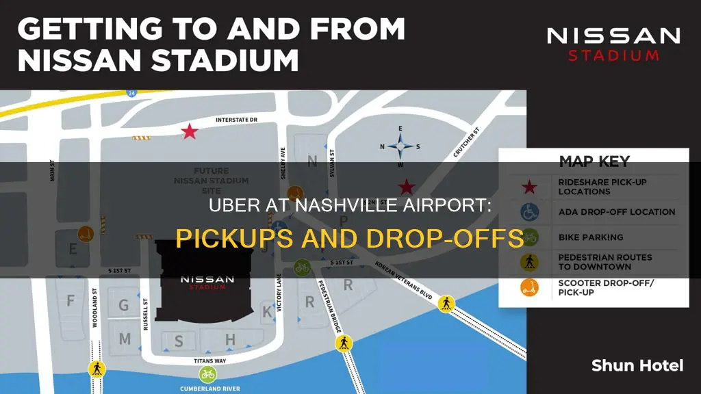 will uber pickup at nashville airport
